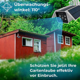 LUVISION 4G/ LTE Solar IP Kamera Cloud Überwachungskamera für SIM Karte mit Solarzelle Solarpanel Solarkamera 6W