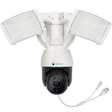 LUVISION LED Floodlight PTZ WiFi Security Camera with Motion Tracking Lamp AI Auto Tracking