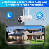 LUVISION Solar WLAN Überwachungskamera 4MP mit Akku BK23-W zur NVR Erweiterung