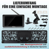 CARMATRIX Solar Rückfahrsystem PDC Einparksensoren mit Android Auto und Apple CarPlay