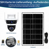 LUVISION 4G / LTE PTZ Solar Surveillance Camera SIM Card AI Motion Tracking (Customer Return)