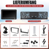 CARMATRIX Solar Rückfahrsystem 7" IPS-HD Monitor Rückfahrkamera für Wohnmobil, Wohnwagen, Transporter