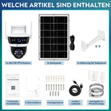 LUVISION 4G / LTE PTZ Solar Surveillance Camera SIM Card AI Motion Tracking (Customer Return)