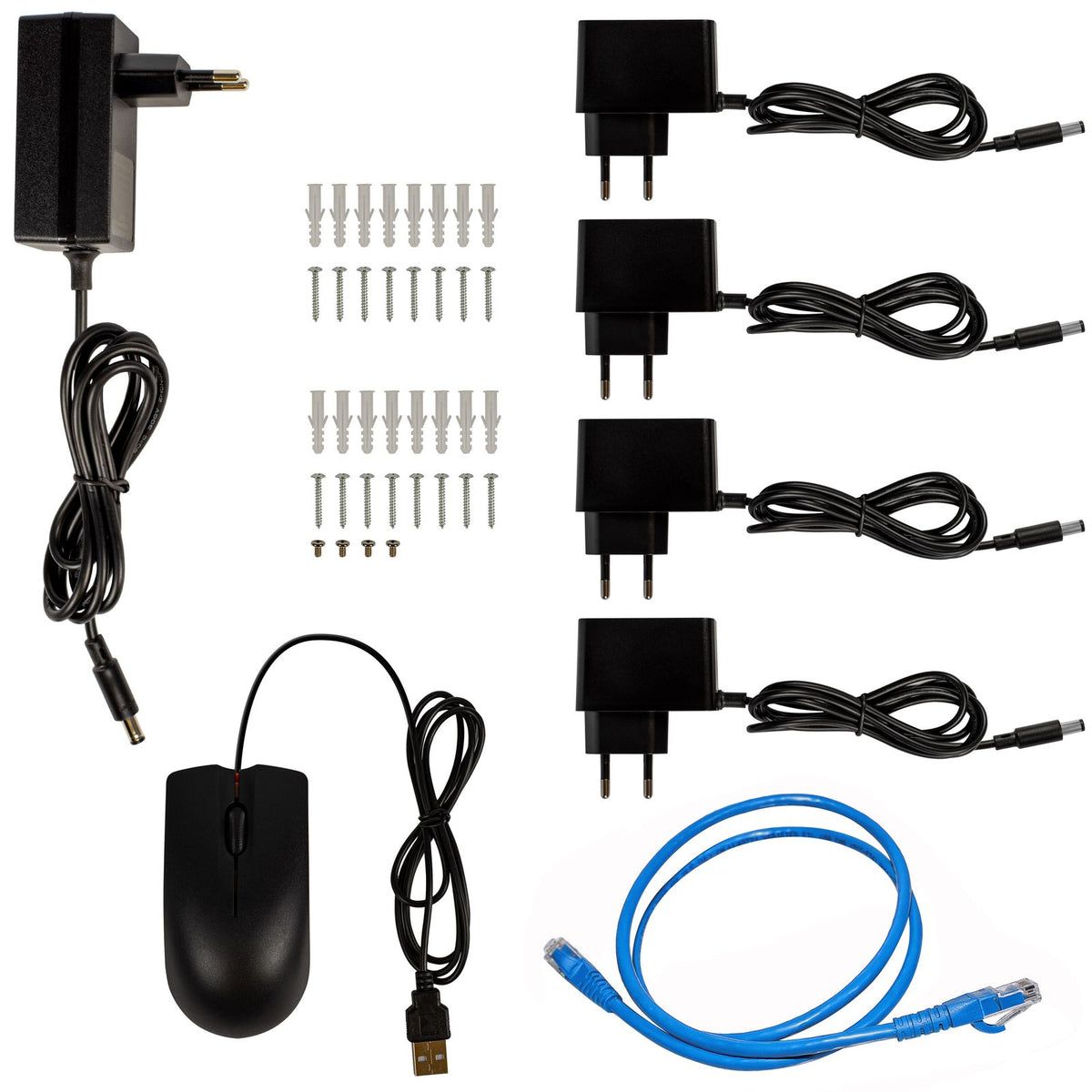 LUVISION Dual WLAN PTZ Surveillance System with Monitor 5MP, Microphone, Siren, Night Vision, AI Motion Tracking