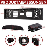 CARMATRIX Funk Einparkhilfe mit 3 PDC Sensoren im Kennzeichen Nummernschild kabellos