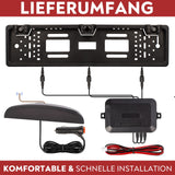 CARMATRIX Funk Einparkhilfe mit 3 PDC Sensoren im Kennzeichen Nummernschild kabellos