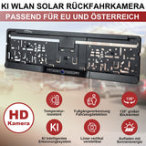 CARMATRIX Solar Auto WLAN Rückfahrkamera KI Personenerkennung
