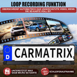 CARMATRIX Solar Rückfahrsystem 7" IPS-HD Monitor Rückfahrkamera für Wohnmobil, Wohnwagen, Transporter