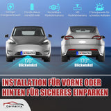 CARMATRIX Solar Rückfahrsystem mit Android Auto und Apple CarPlay, GoogleMaps, YouTube