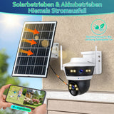 LUVISION 4G / LTE PTZ Solar Surveillance Camera SIM Card AI Motion Tracking (Customer Return)