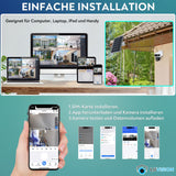 LUVISION 4G / LTE PTZ Solar Surveillance Camera SIM Card AI Motion Tracking (Customer Return)