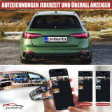 CARMATRIX Solar Auto WLAN Rückfahrkamera KI Personenerkennung