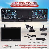 CARMATRIX Solar Wireless Reversing Camera with Monitor Reversing System Wireless with Solar Panel (Customer Return)