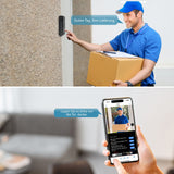 LUVISION WLAN Video Türklingel mit Gegensprechfunktion, 3MP Kamera, Bewegungserkennung, App