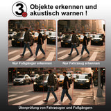 CARMATRIX Auto WLAN Rückfahrkamera KI Personenerkennung mit APP