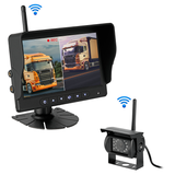 CARMATRIX HD Funk Rückfahrsystem Digital für LKW Wohnmobil Auto Transporter 7" Monitor mit Aufnahmefunktion, Mikrofon