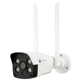 LUVISION 4G / LTE Spotlight 3MP IP Security Camera with SIM Mobile Phone Card Siren Outdoor