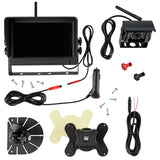 CARMATRIX HD Funk Rückfahrsystem Digital für LKW Wohnmobil Auto Transporter 7" Monitor mit Aufnahmefunktion, Mikrofon
