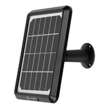 LUVISION Solarpanel Solarkollektor für Akku Überwachungskamera schwarz