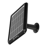 LUVISION Solarpanel Solarkollektor für Akku Überwachungskamera schwarz