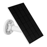 LUVISION Solarpanel Solarkollektor für Wildkamera Überwachungskamera universal weiß