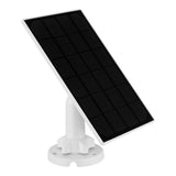 LUVISION Solarpanel Solarkollektor für Wildkamera Überwachungskamera universal weiß