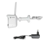 LUVISION Surveillance Camera with Microphone Speaker 1080p with Power Supply 24/7 Recording (for expansion)