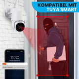 LUVISION WLAN Auto Tracking PTZ Rotatable Security Camera Zoom with Automatic Motion Tracking Tuya App Hidden Night Vision