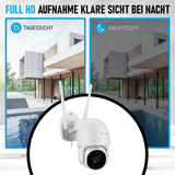 LUVISION WLAN Auto Tracking PTZ Rotatable Security Camera Zoom with Automatic Motion Tracking Tuya App Hidden Night Vision