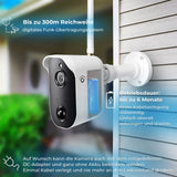 LUVISION Wireless Camera 1080p with Rechargeable Battery, PIR, Microphone, Speaker, Sun Protection, Solar Compatible (for Expansion)